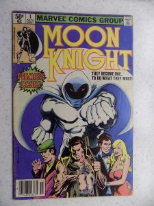 MOON KNIGHT # 1 MARVEL BRONZE SUPERNATURAL ACTION ADVENTURE