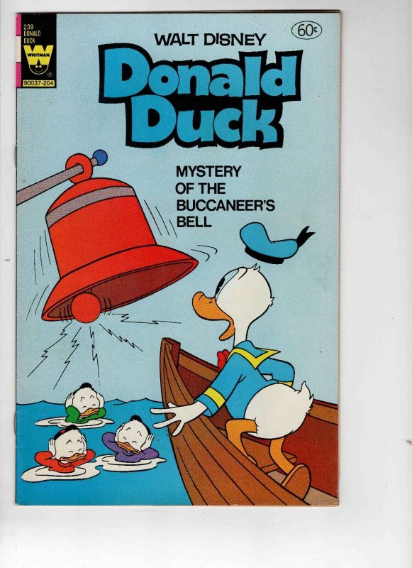 Donald Duck #239 VINTAGE 1970 Whitman Comics Disney