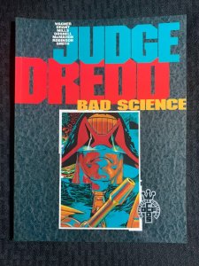 1990 JUDGE DREDD Bad Science SC FVF 7.0 1st Fleetway / John Wagner & Alan Grant