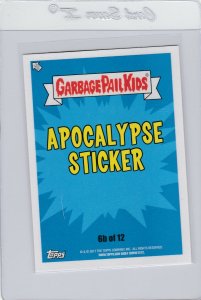 Garbage Pail Kids Holy Hollie 6b GPK 2017 Adam Geddon trading card sticker 