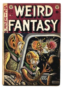 WEIRD FANTASY #16-FELDSTEIN aliens cover E.C. GOLDEN AGE-1952