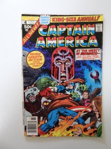 Captain America Annual #4 (1977) FN- condition