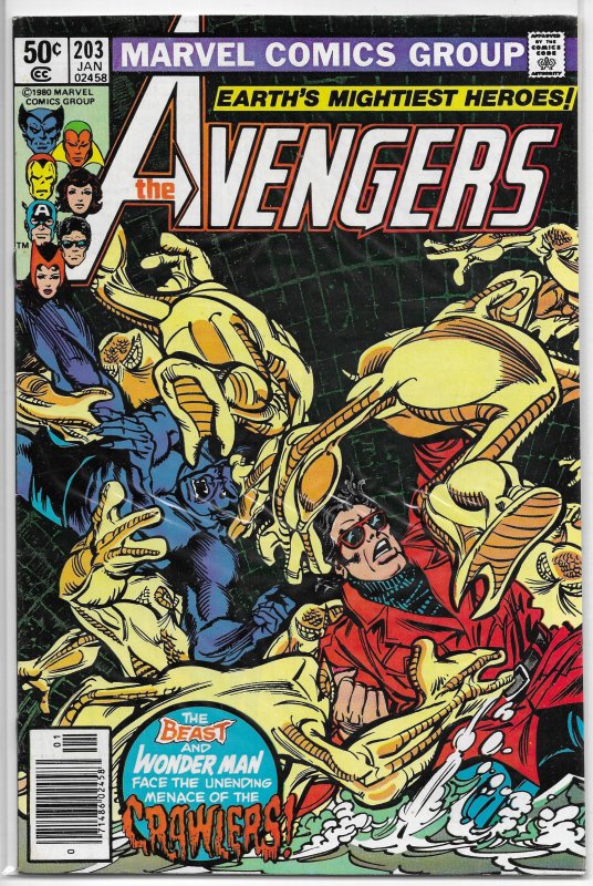 Avengers   vol. 1   #203 VG/FN Michelinie/Infantino, Beast & Wonder Man