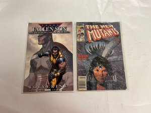 4 Marvel Comics New Mutants 18 Hawkeye 18 Gambit 2 Fallen Son Wolverine 80 JW37