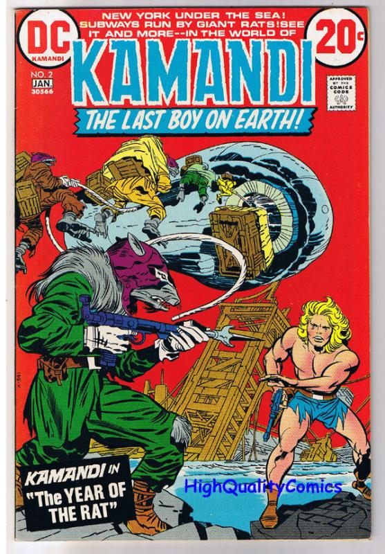 KAMANDI #2, VF, Jack Kirby, Year of the Rat, 1972, more in store, more in store