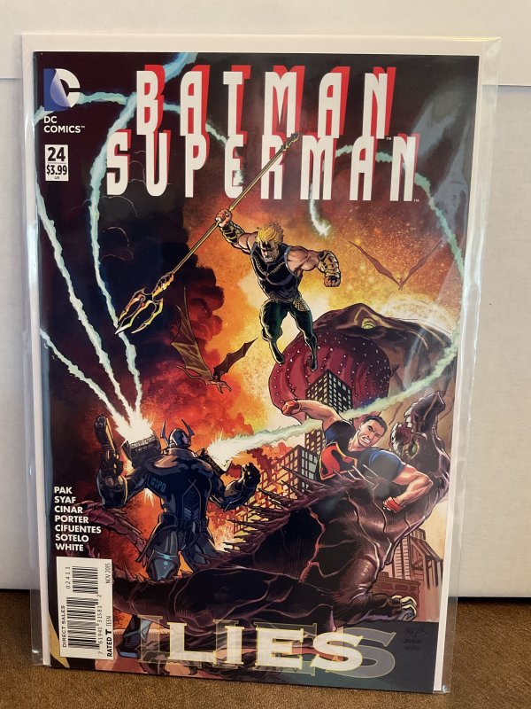 Batman/Superman 24 9.0 (our highest grade) 2015 New 52!