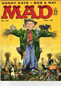 MAD #43 (1958) Early issue key! Alfred E Numan Scarecrow Cover! Utah CERTIFICATE