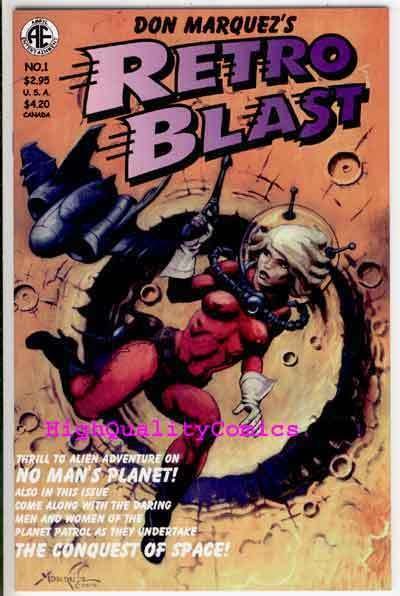 RETRO BLAST #1, NM, Don Marquez, Good Girl, Sci-Fi, more indies in store