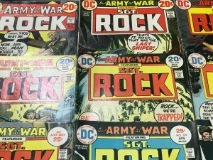OUR ARMY AT WAR#252-300 VG-VF LOT (20 BOOKS) SGT. ROCK 1972 DC BRONZE AGE COMICS