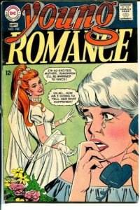 YOUNG ROMANCE #155 1968-DC ROMANCE VG 