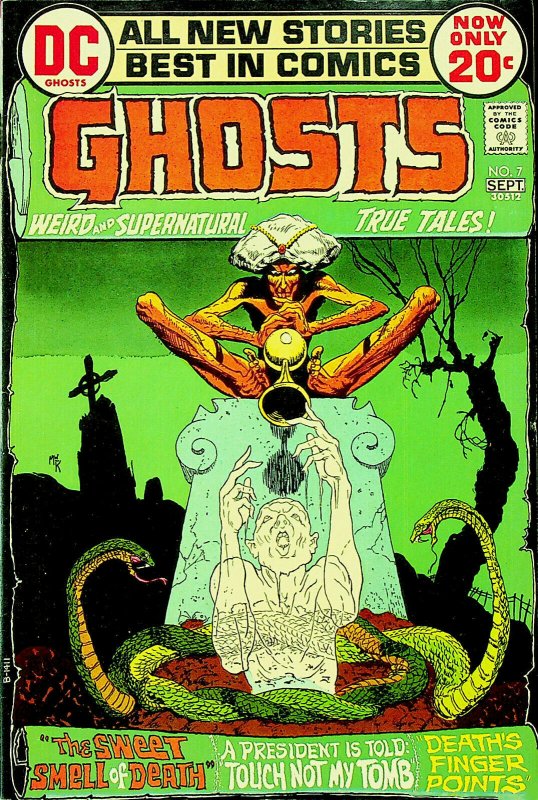 Ghosts #7 (Aug-Sep 1972, DC) - Very Fine/Near Mint 