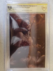 VAMPIRELLA: VALENTINE'S DAY SPECIAL # 1 SCORPION VIRGIN SIGNED LUCIO PARRILLO