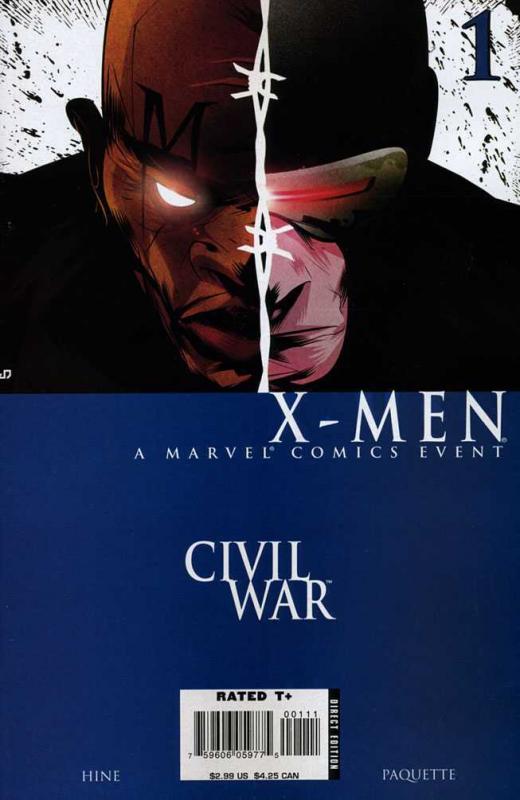 CIVIL WAR X MEN 2006 1-4  complete CIVIL WAR tie-in