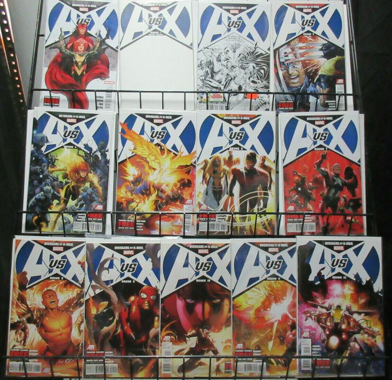 Avengers vs X-Men AvX (Marvel 2012) #0-12 Clash of the Super Heroes! Bendis!!