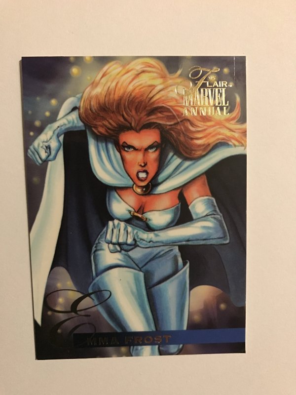 EMMA FROST #12 card : Marvel Annual 1995 Flair; NM/M;  X-men, base, White Queen