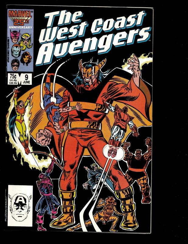 Lot Of 11 West Coast Avengers Marvel Comics # 7 9 42 44 45 47 48 49 54 55(2) JF3