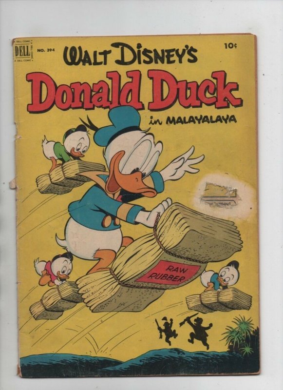 Four Color # 394 - Walt Disney's Donald Duck in Malayalaya - (Grade 2.0) 1952