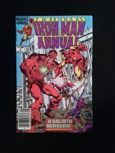 Iron Man Annual #7  MARVEL Comics 1984 VF+ NEWSSTAND