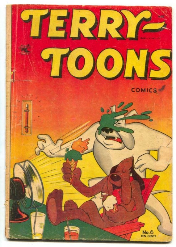 Terry-Toons #6 1953- MIGHTY MOUSE- Ice cream cover G