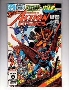 Action Comics #546 (1983) New Teen Titans & JLA Appearance!   / ECA1a