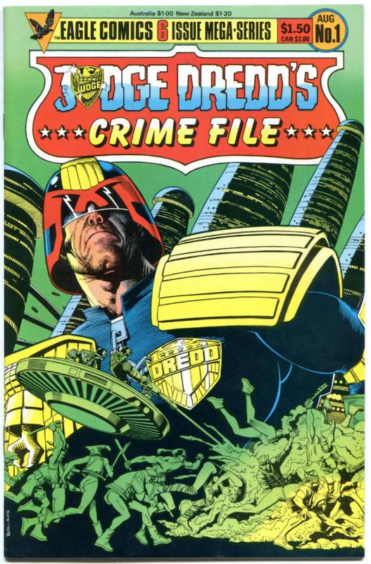 Judge Dredd Archivo Del Crimen #1 2 3 4, VF/casi como nuevo, 1985, John Byrne, 1-4, yo soy la ley 