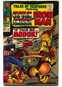 TALES OF SUSPENSE #94 comic book 1967-FIRST MODOK-CAPTAIN AMERICA VG+