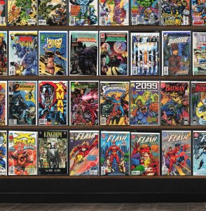 Huge Lot 150+ Comics with X-Man, Green Lantern, Hardcase, The Flash & More!