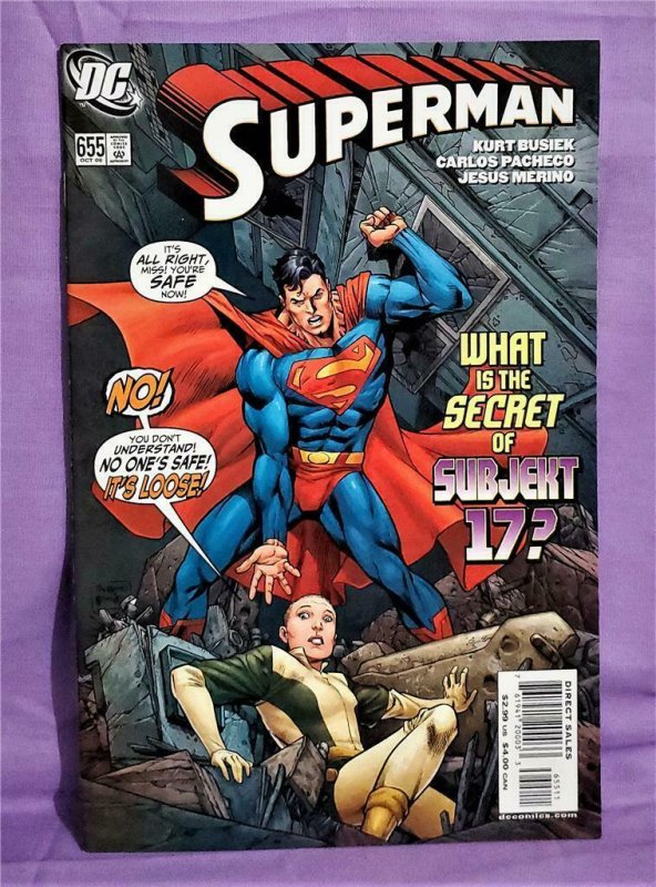 Kurt Busiek SUPERMAN #654 - 665 Carlos Pacheco Camelot Falls Arion (DC, 2006)! 