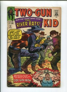 TWO GUN KID #79 (5.0) 1966 THE RIVER RATS?!