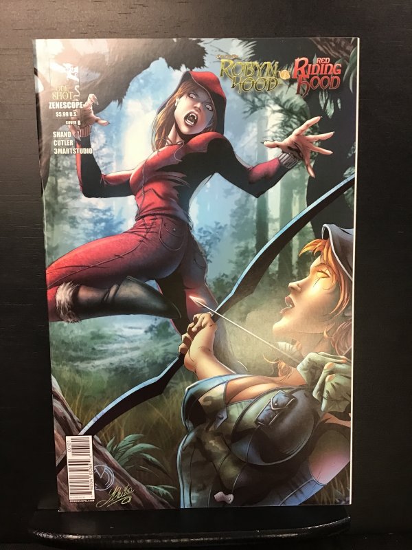 Grimm Fairy Tales presents: Robyn Hood vs. Red Riding Hood Cover B - Marat My...