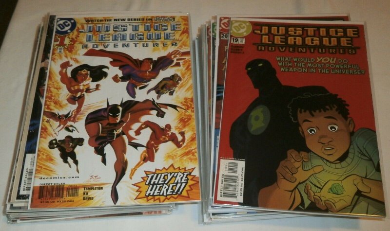 Justice League Adventures  #1-34 100% complete set 2002 DC Wonder Woman Flash