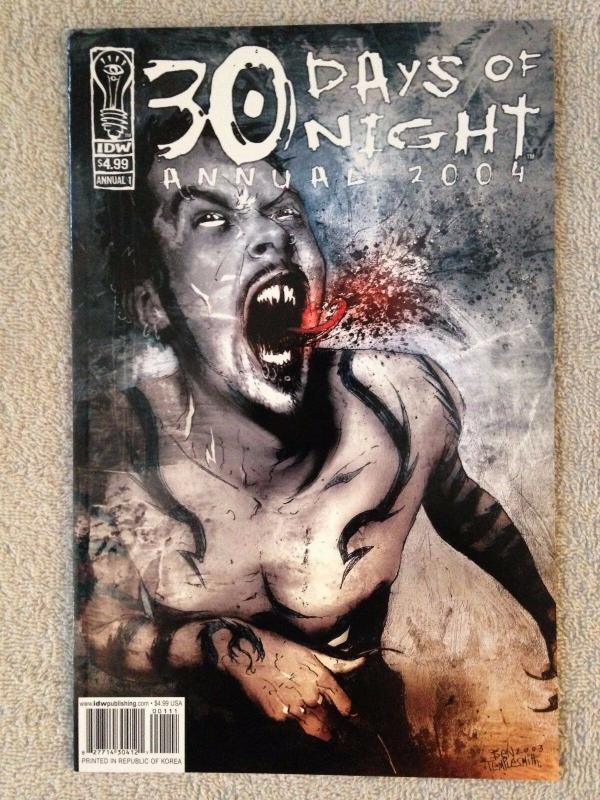 30 DAYS OF NIGHT -Two (2) Issue Lot - ANNUAL 2004 & 2005 Steve Niles from IDW