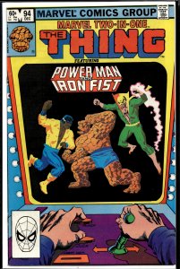 Marvel Two-in-One #94 (1982) Power Man