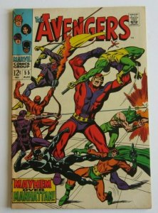 Avengers #55 VF- Key Issue 1st Full App. Ultron Marvel Silver Age Comic 1968