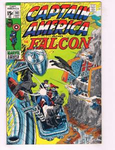 Captain America # 141 FN Marvel Comic Book Falcon Avengers Hulk Thor Iron J74