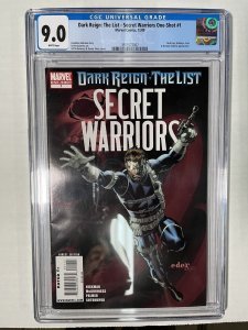Dark Reign The List Secret Warriors One-Shot 9.0 CGC Slab Marvel Comics C89A