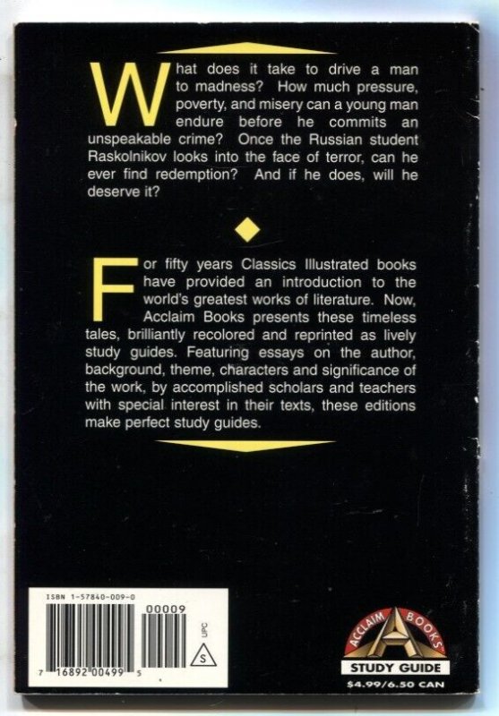 Classics Illustrated Crime and Punishment 1997 Acclaim