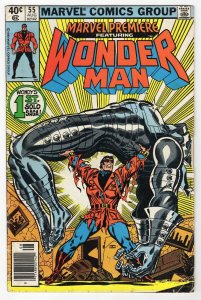 Marvel Premiere #55 VINTAGE 1980 Marvel Comics 1st Solo Wonder Man