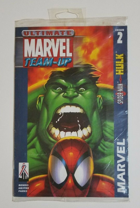 Ultimate Marvel Team Up #2 NM Incredible Hulk Spider Man Mad Engine VARIANT HTF