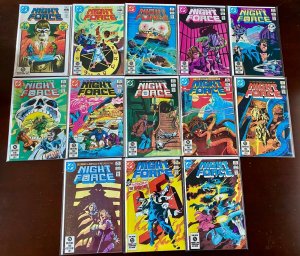 Night Force DC Comic Lot Near Set #1-14 Missing #12 8.0 VF (1982)