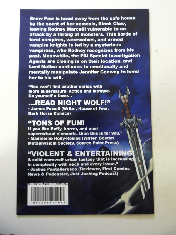 Night Wolf #6 Nude Virgin Variant VF+ Condition