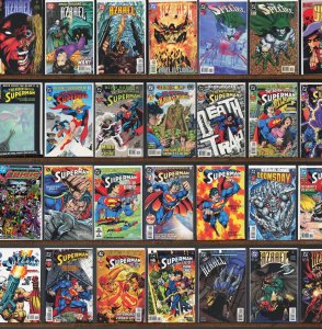 Huge Lot 140+ Comics with Adventures Of Superman, Action Comics & More!