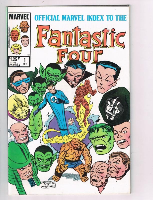 Official Marvel Index to the Fantastic Four #1 Comic Book Thing John Byrne HH2