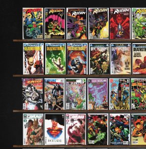 Huge Lot 140+ Comics with Robin, The Flash, Deathstroke, Aquaman & More!