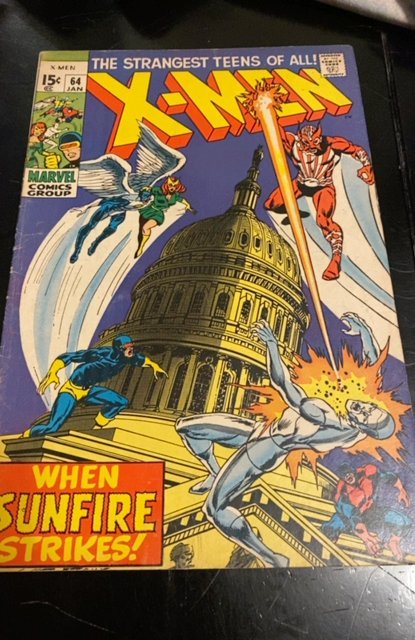 The X-Men #64 1st sunfire - Thomas, heck and lee