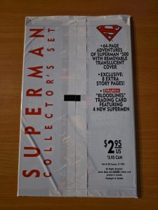 Superman #500 White Polybag Sealed ~ NEAR MINT NM ~ 1993 DC Comics