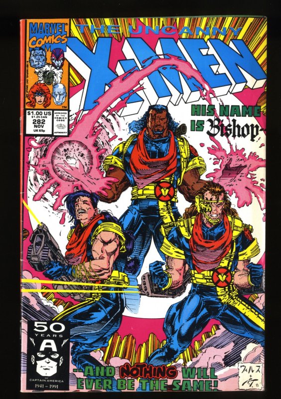 X-Men #282 FN 6.0 1st Bishop!