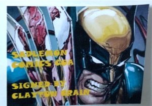 EXTREME CARNAGE ALPHA 1 CLAYTON CRAIN TRADE VARIANT HULK 340 RAINBOW SIGNED COA