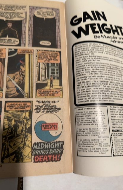 Special Marvel Edition #15 (1973)first app of Shang-Chi