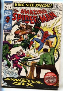 AMAZING SPIDER-MAN ANNUAL #6--1969--Kraven--comic book--VG